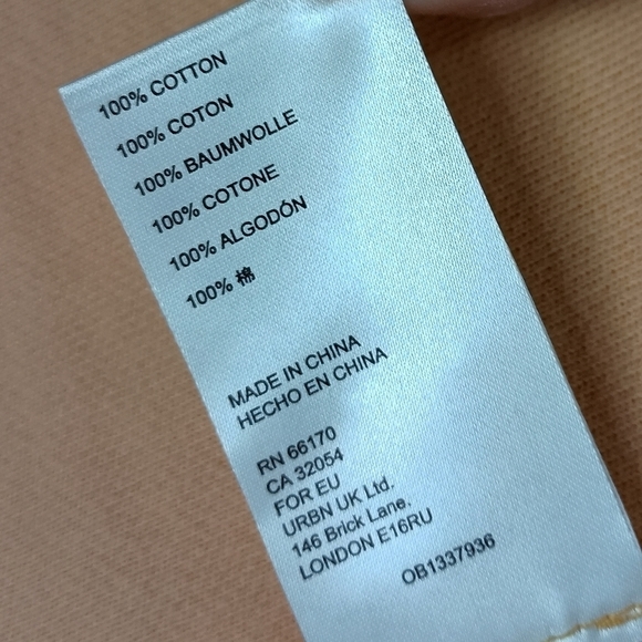 NWOT Free People Terry Mini Dress in Mustard - Picture 5 of 5